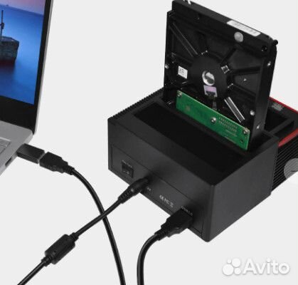 Док-станция для HDD 2.5 3.5 DeepFox AgeStar