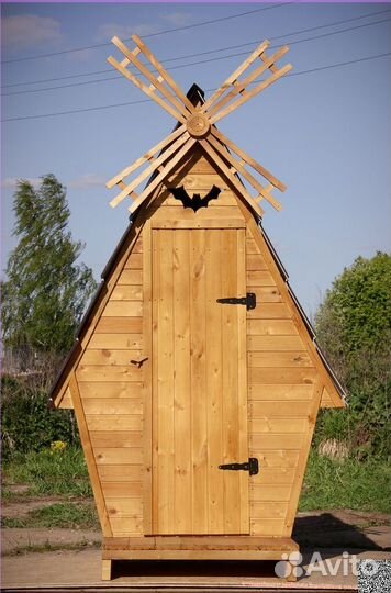 Уличный туалет с установкой SKU006