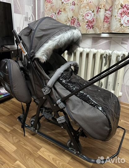 Детские санки коляска