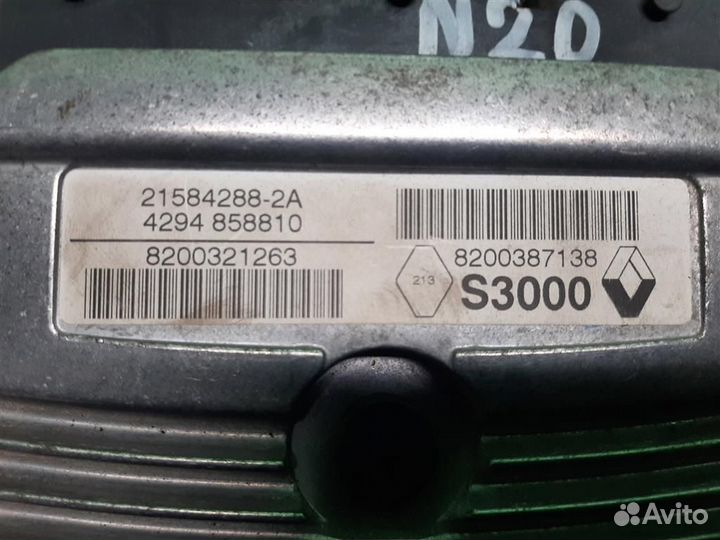 Блок управления двс Renault Scenic 2 (JM) 2004