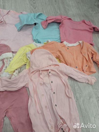 Детские вещи на девочку пакетом 56-62