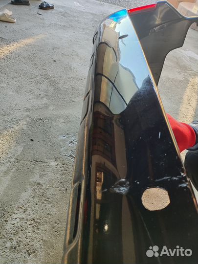 Задний бампер toyota land cruiser 200