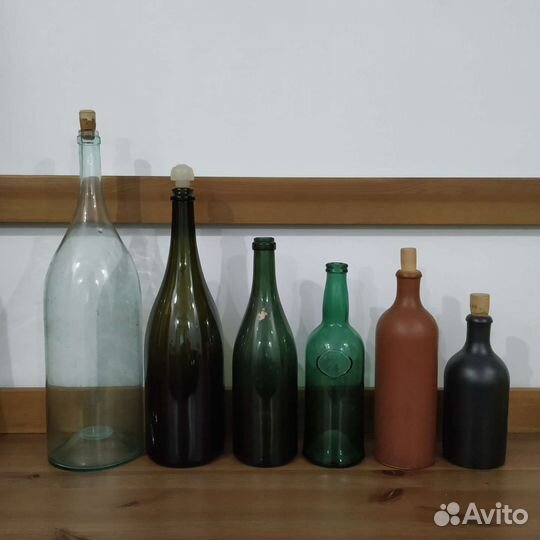 Бутыли разные