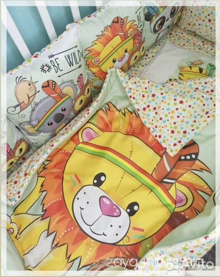 Бортики в кроватку