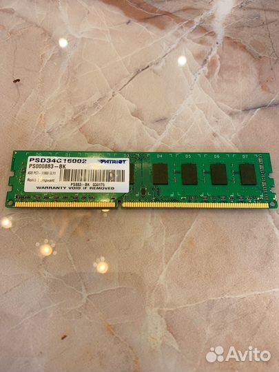 Оперативная память ddr3 4 gb patriot