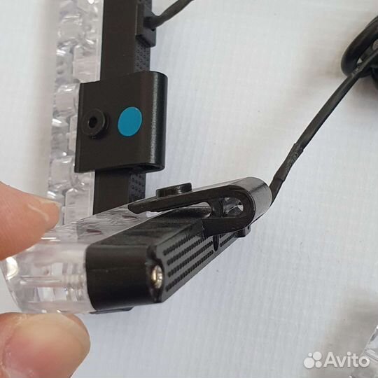 Стробоскопы синие в решетку радиатора