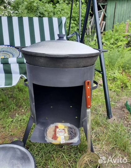 Чугyнный казан 4л