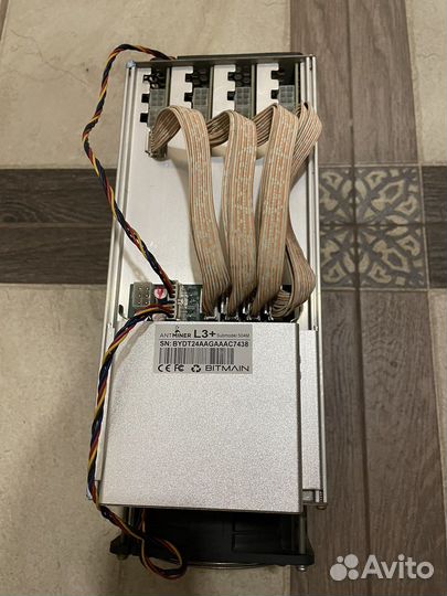 Antminer L3+ 504 mh/s в идеале как новый