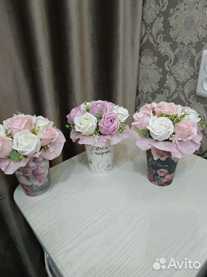 Мыльные букеты