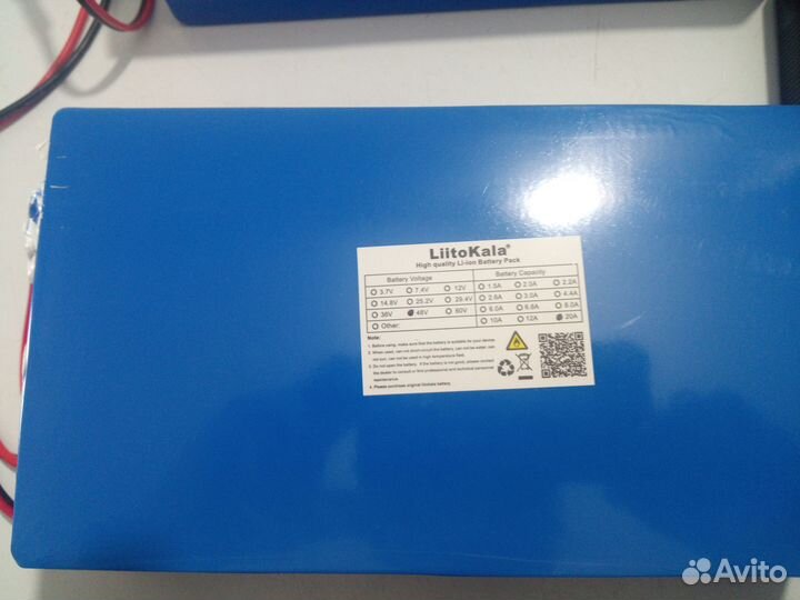 Аккумулятор 48v 20ah для электровелосипеда