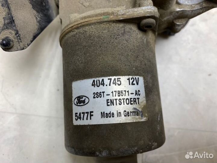 Моторчик дворников Ford Fusion 1.6 (MT) 2007