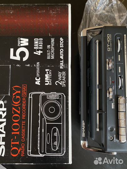 Магнитофон sharp модель QT-100Z