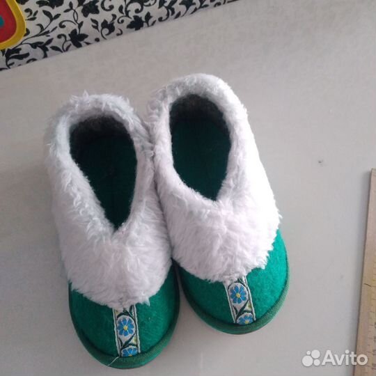 Чуни из овчины детские
