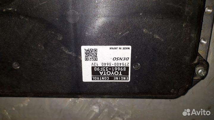 Блок управления двигателем на Toyota Camry v40 2.4