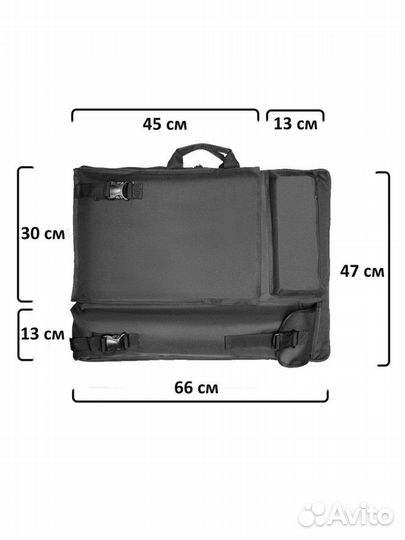 Сумка-рюкзак для художника a2, цвет бежевый