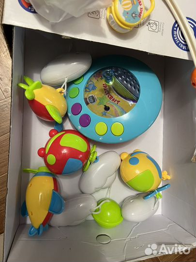 Музыкальный мобиль карусель для новорожденных