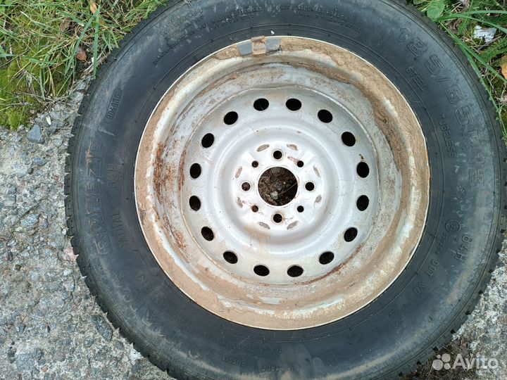 Колесо бу для ваз 185/65/r13 (диск и летняя шина)