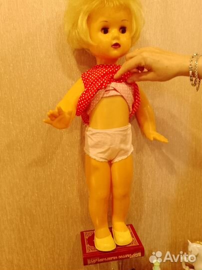 Кукла СССР, Марина, флиртующие глаза, кукла 48 лет