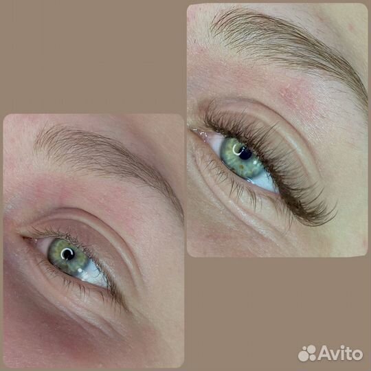 Наращивание ресниц,оформление бровей