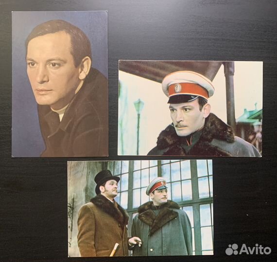 Набор винтажных открыток. Василий Лановой