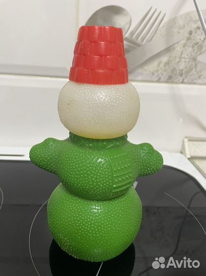 Снеговик СССР пластик