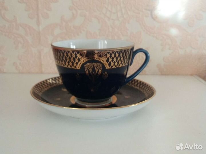 Чайные пары лфз СССР кобальт новые