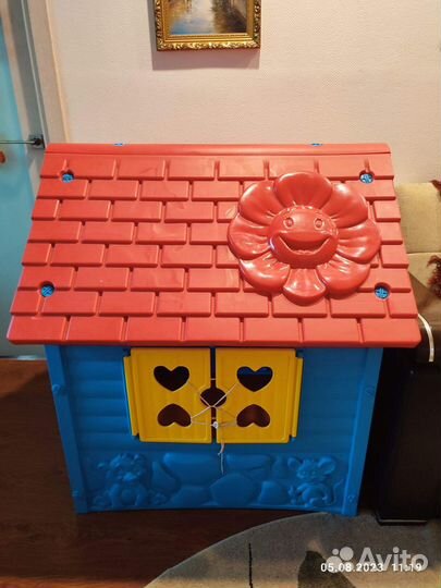 Игрушка Детский игровой домик палатка пластиков