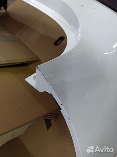 Nissan qashqai j11 рестайлинг бампер задний белый