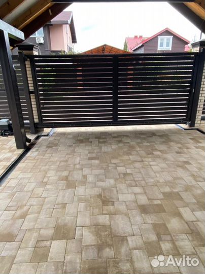 Установка ворот