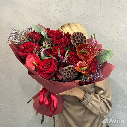 Букет из экзотических цветов