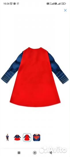 Новый Костюм superman супермена