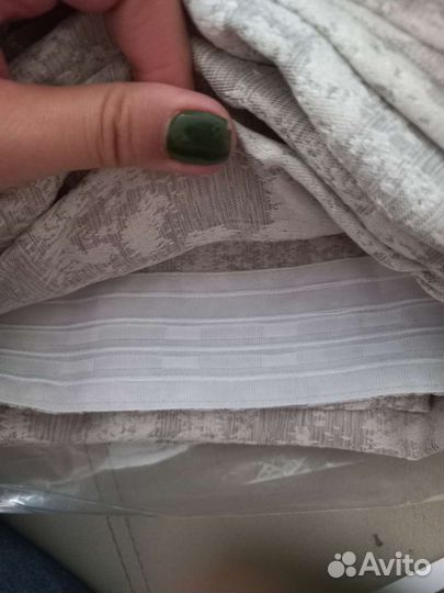 Шторы новые на шторной ленте