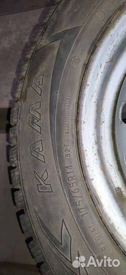 Колеса r 14 зимние, шипованные