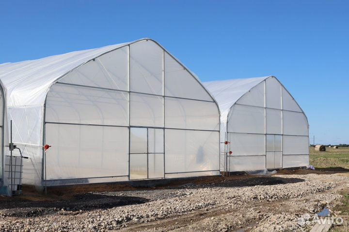Теплицы из поликарбоната. 10х36 м²