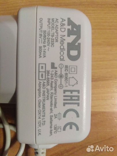 Адаптер для тонометра AND TB-233C