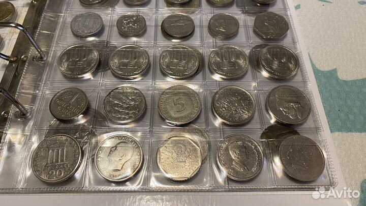 Инностранные монеты 129шт