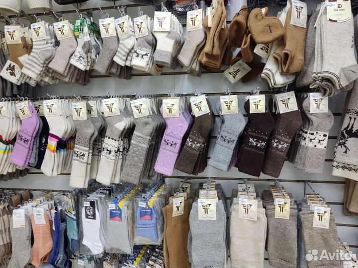 Шерстяные носки из монголии