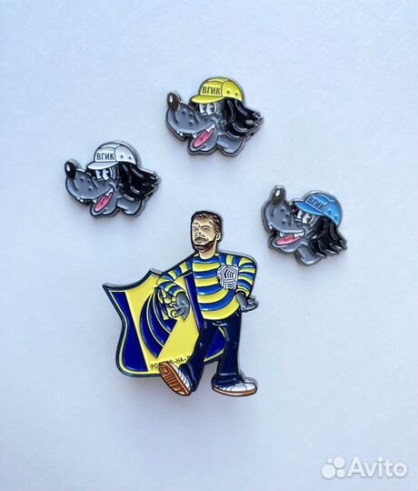 Значок волк из Ну Погоди & Комличенко фк Ростов