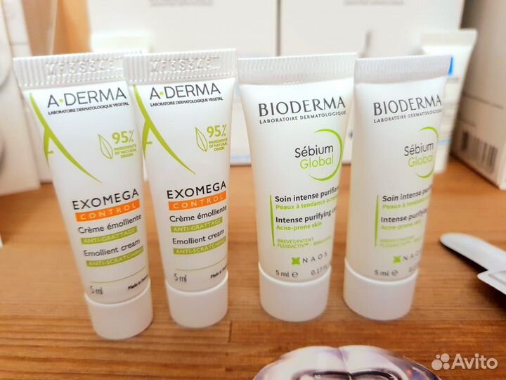 Пробники тестеры Vichy Laroche Avene Bioderma