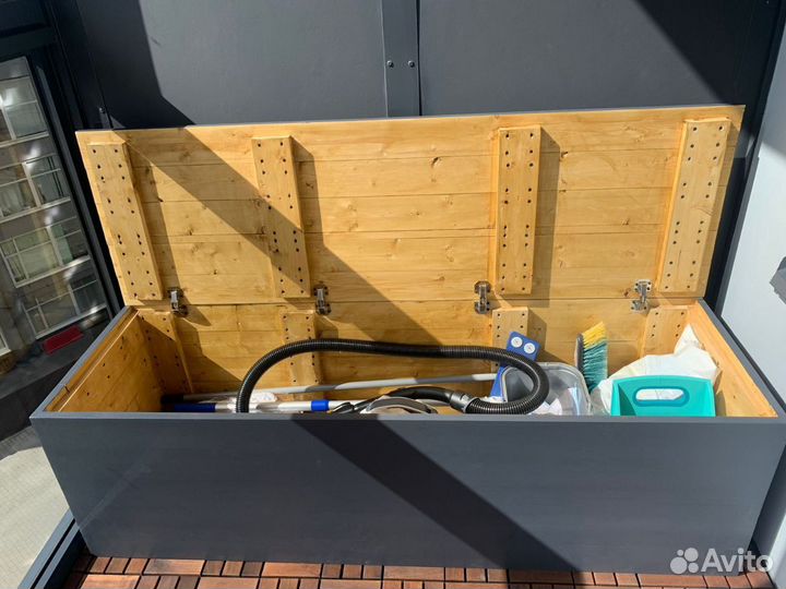 Сундук деревянный из массива (лавочка, ящик)