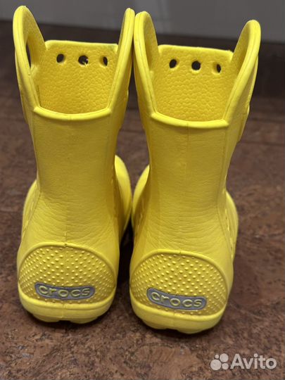 Детские резиновые сапоги crocs c7