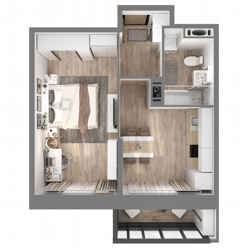 1-к. квартира, 37,5 м², 9/23 эт.