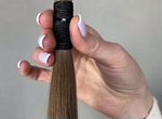 Волосы для наращивания русые 58 см премиум