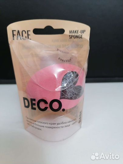 Спонж для макияжа Deco скошенный