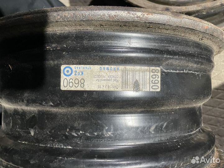 Диски r 15 на Citroen, Peugeot