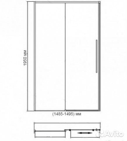 Душевая дверь RGW Stilvoll SV-12G 150 см