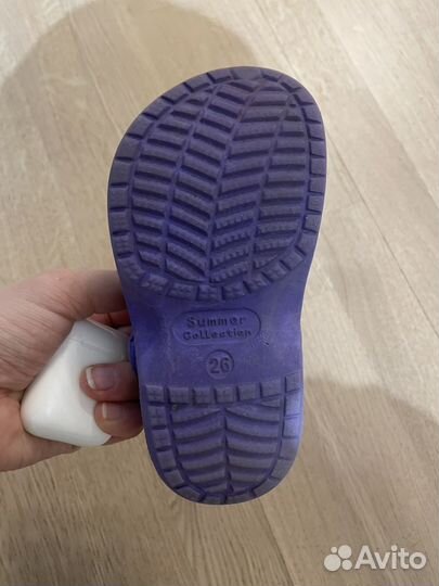 Тапки кроксы 26
