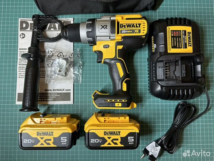 Шуруповерт Dewalt dcd 991p2 (к-т с быстр зарядкой)