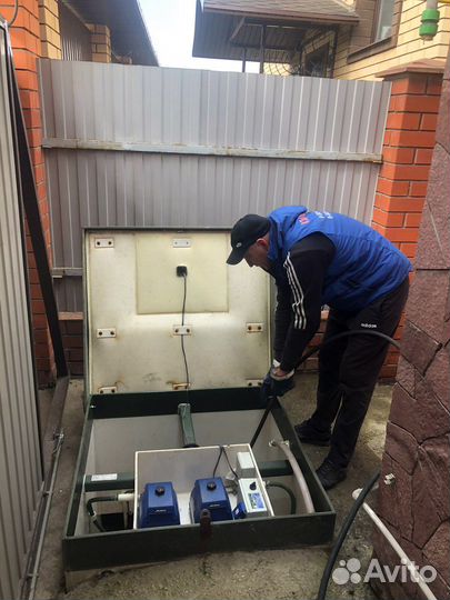 Устранения засора канализации