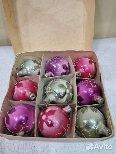 Елочные игрушки СССР